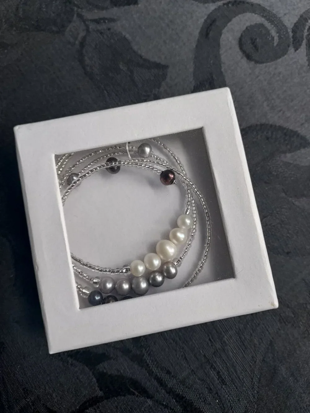 Jtv pearl bracelet set of 3